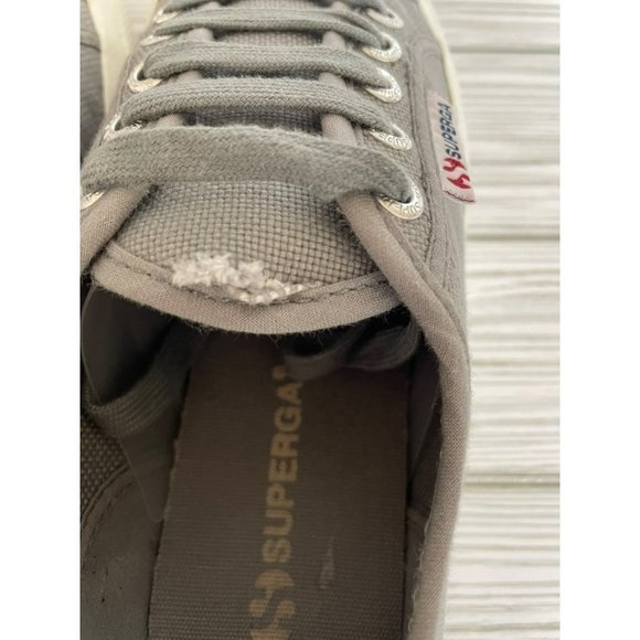 Superga Gray Canvas Sneakers in Size us 6, eu 36 - Picture 6 of 10
